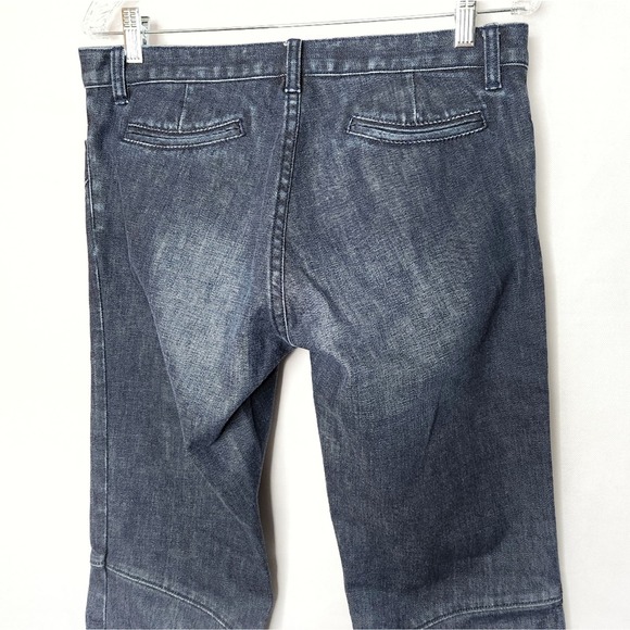 Vintage Gap Y2K 2001 Flare Leg Denim Center Pleat Wide Jeans Size 10 - Picture 7 of 9